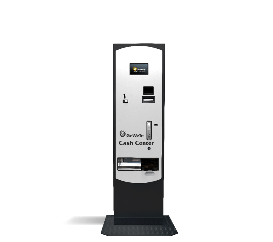 Cash-Center-Compact-7" LCD Touch - Der kompakte Geldwechsel-Automat für Sportwetten, bargeldlose Systeme und Ticketverarbeitung